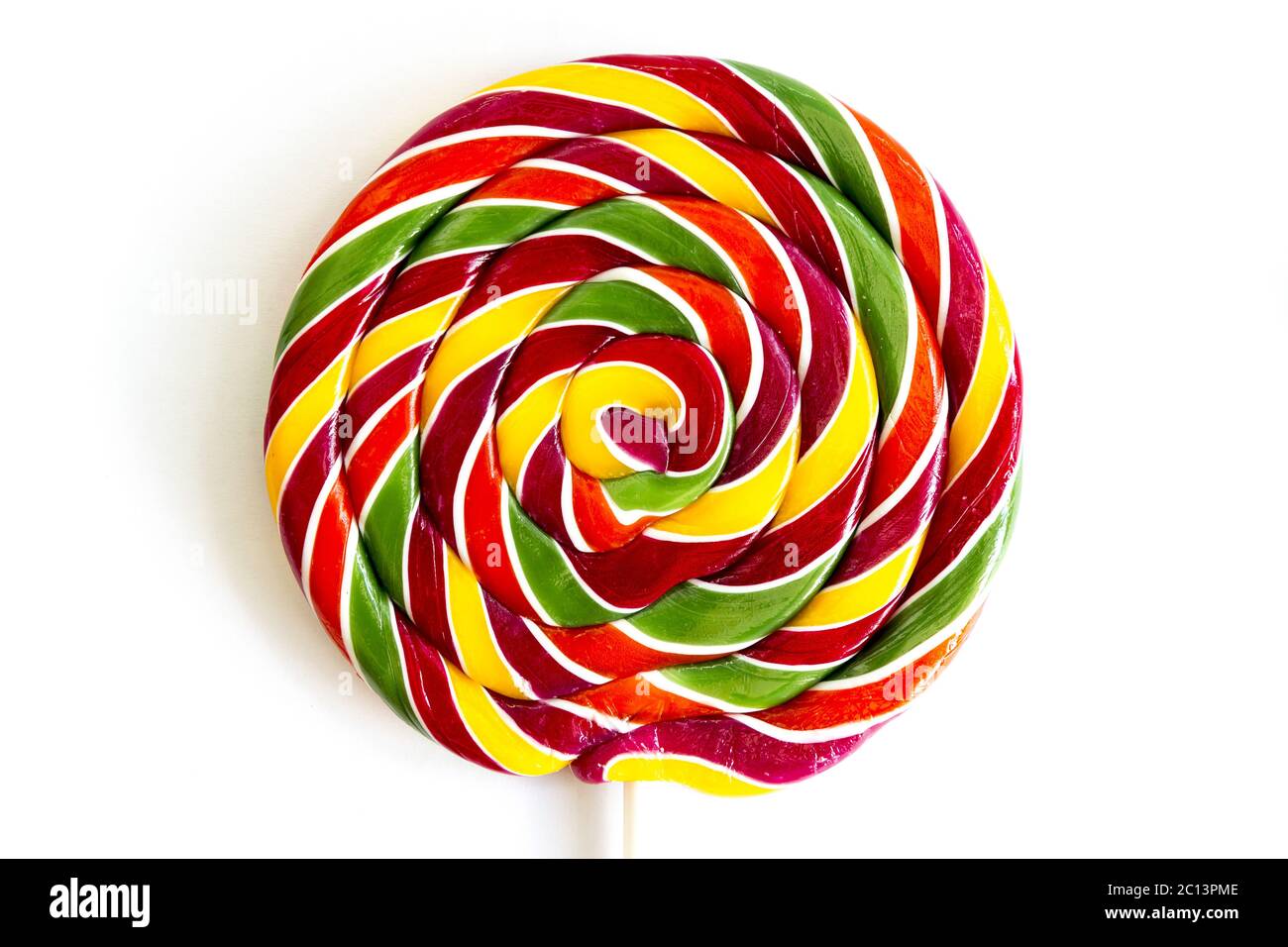Lollipop isolated on a white background Stock Photo