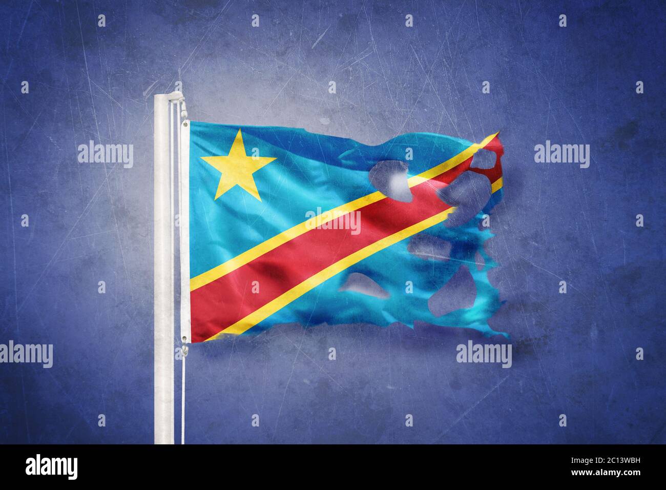 Flag of dr congo hi-res stock photography and images - Alamy
