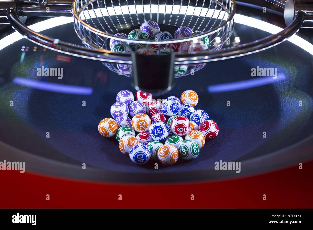 Lottery balls machine hires stock photography and images Alamy