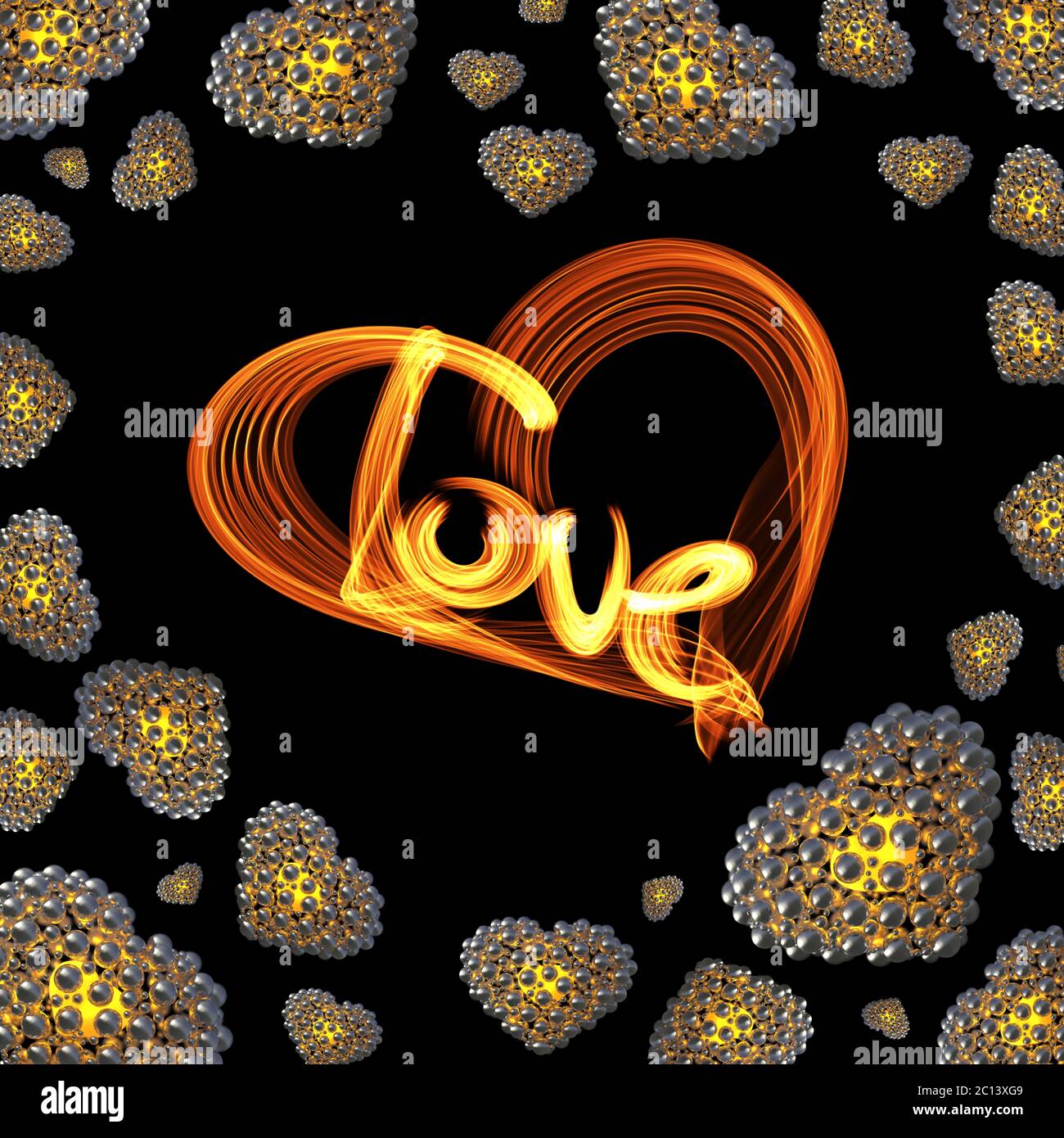 Love lettering hi-res stock photography and images - Alamy