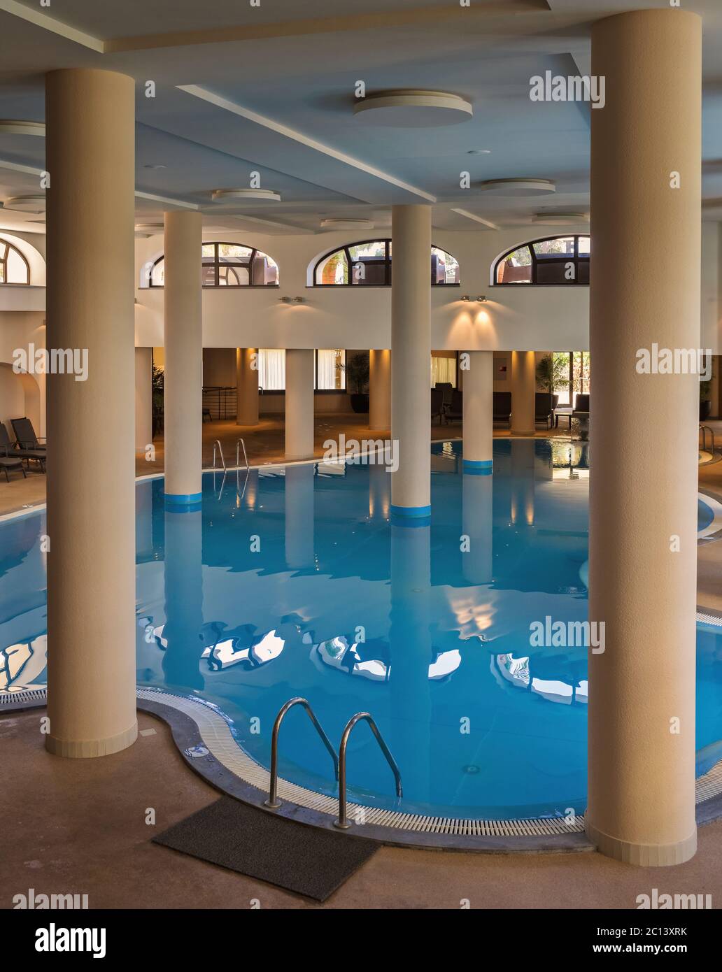 indoor swimming pool Stock Photo