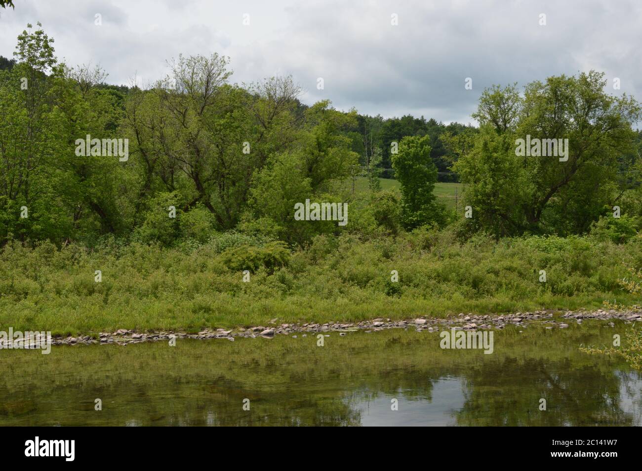 Schoharie River, Catskills Stock Photo Alamy
