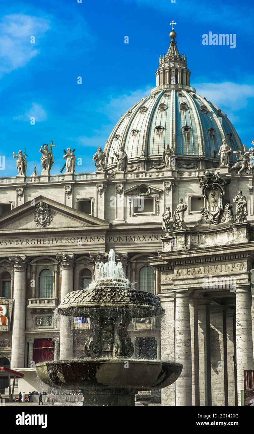 St. Peter's Basilica, Rome, Italy Stock Photo