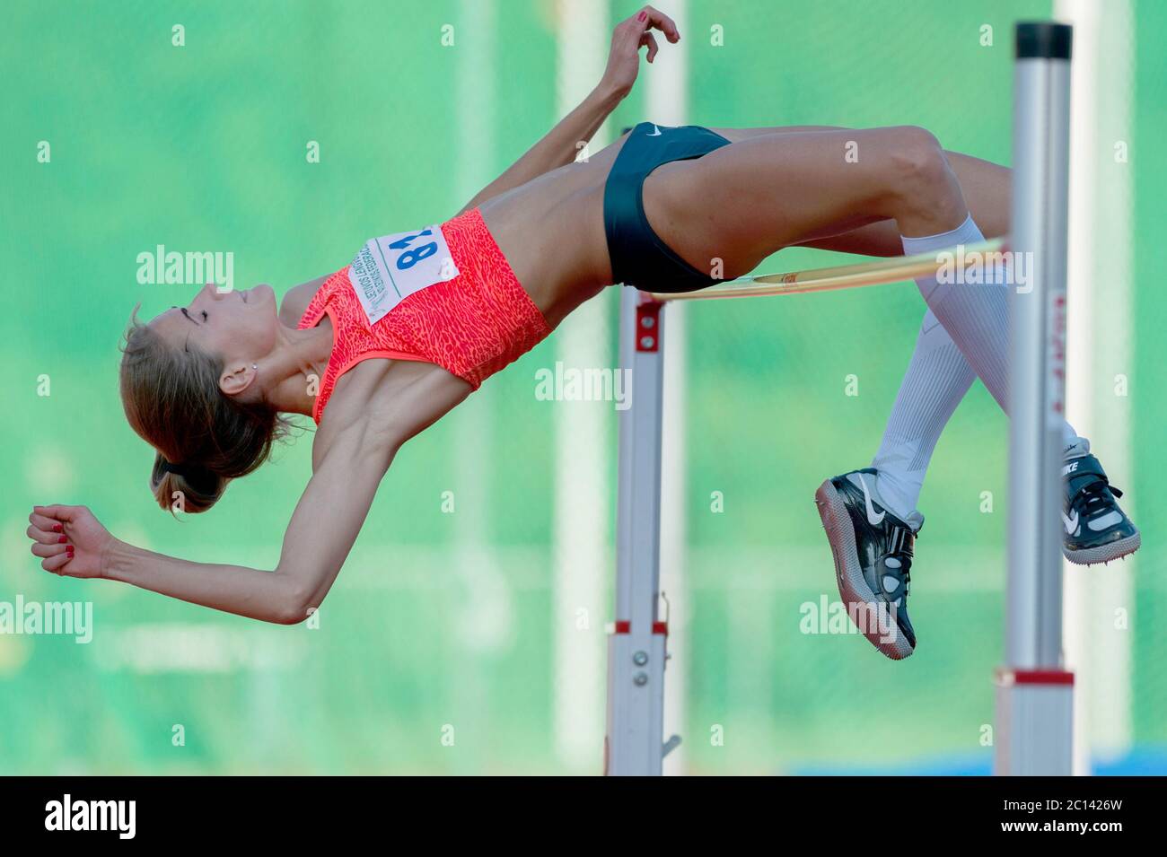 Lithuanian high jumper Airine Palsyte Stock Photo - Alamy