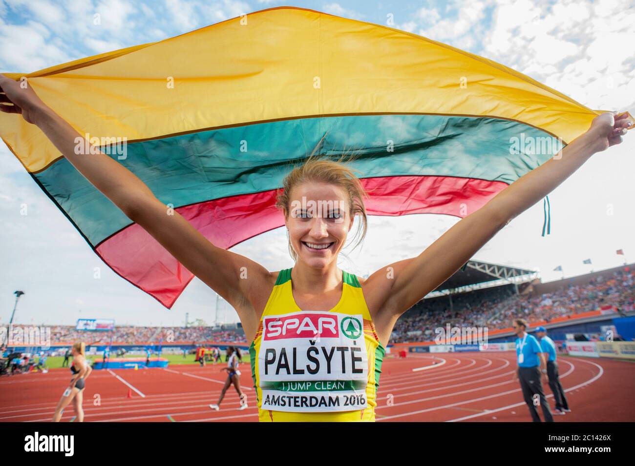 Lithuanian high jumper Airine Palsyte Stock Photo - Alamy