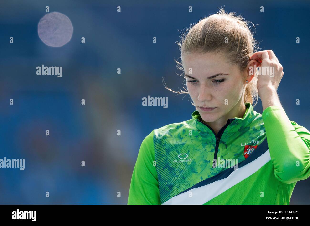 Lithuanian high jumper Airine Palsyte Stock Photo - Alamy