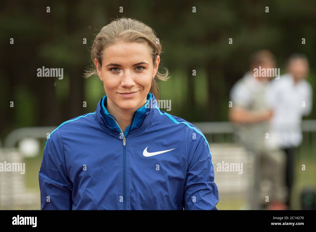 Lithuanian high jumper Airine Palsyte Stock Photo - Alamy