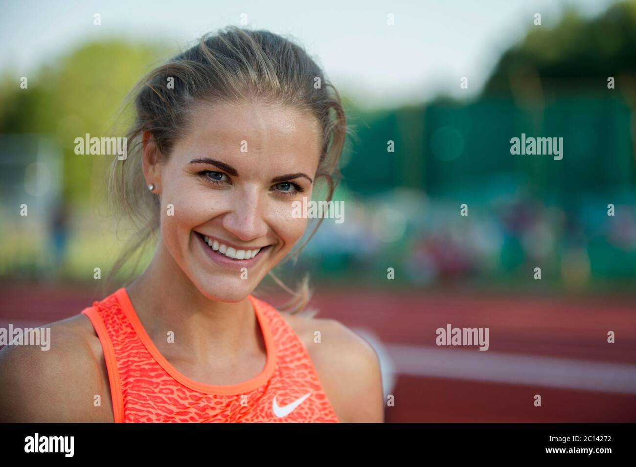 Lithuanian high jumper Airine Palsyte Stock Photo - Alamy