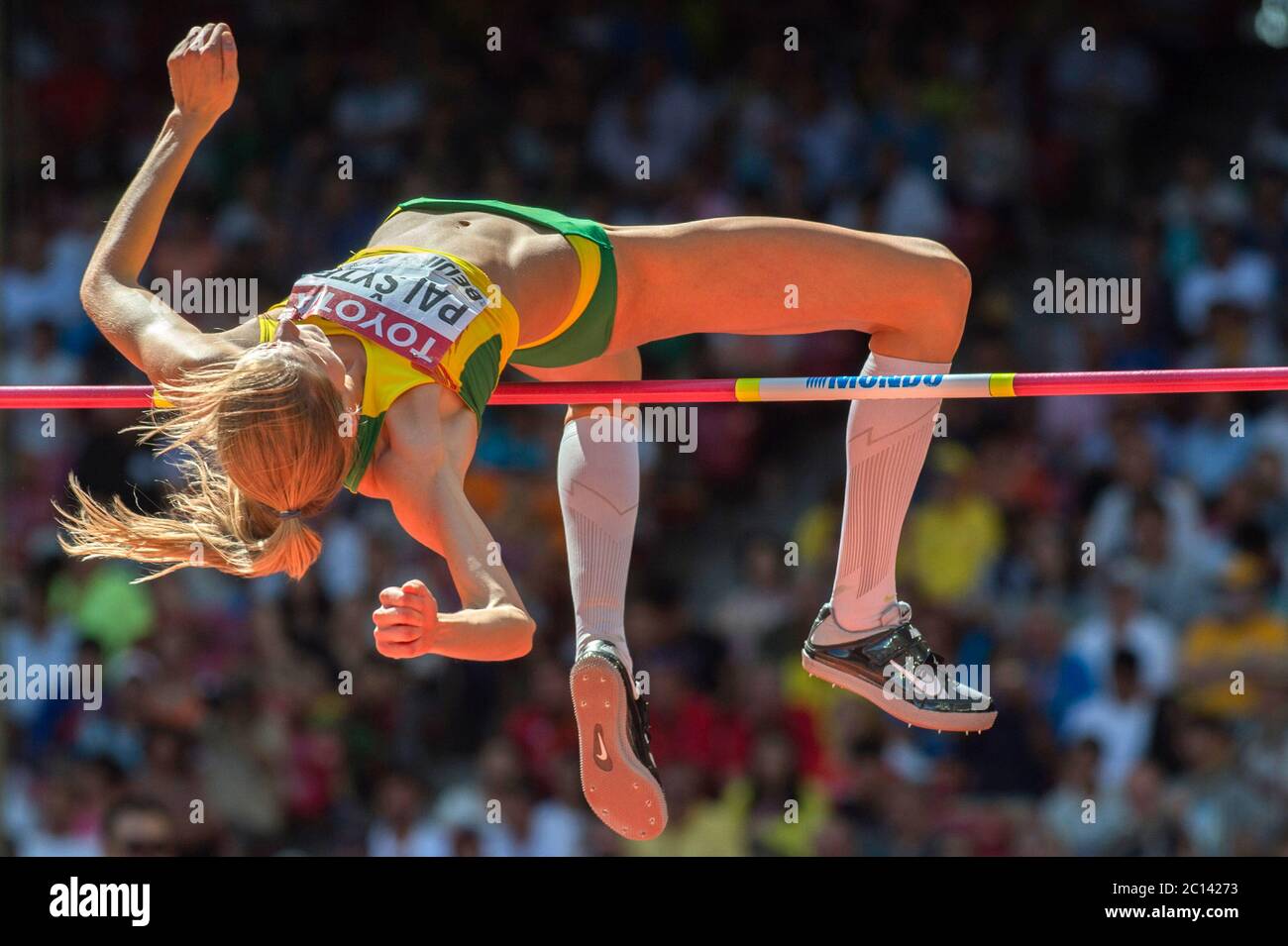 Lithuanian high jumper Airine Palsyte Stock Photo - Alamy