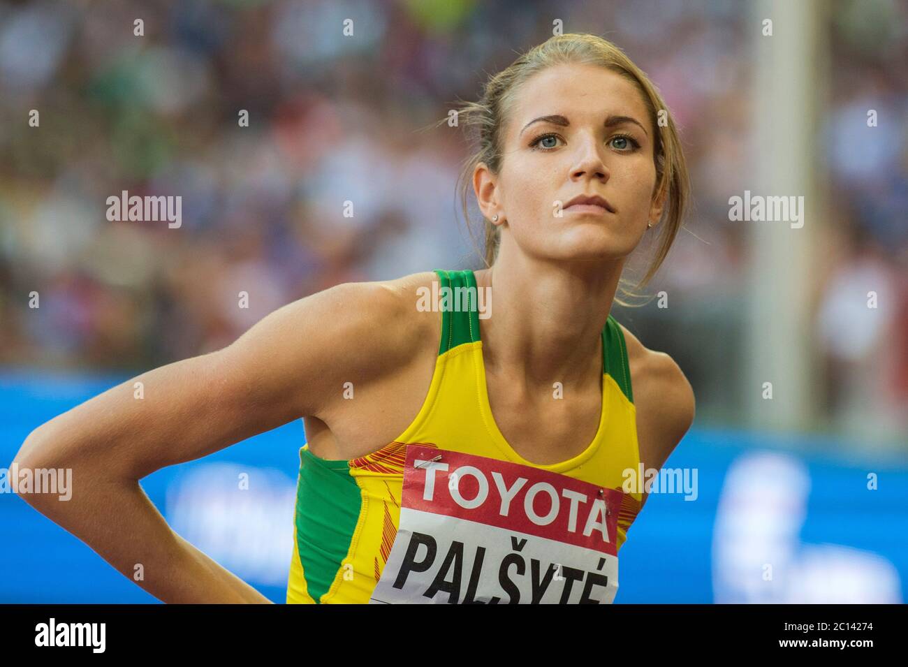 Lithuanian high jumper Airine Palsyte Stock Photo - Alamy
