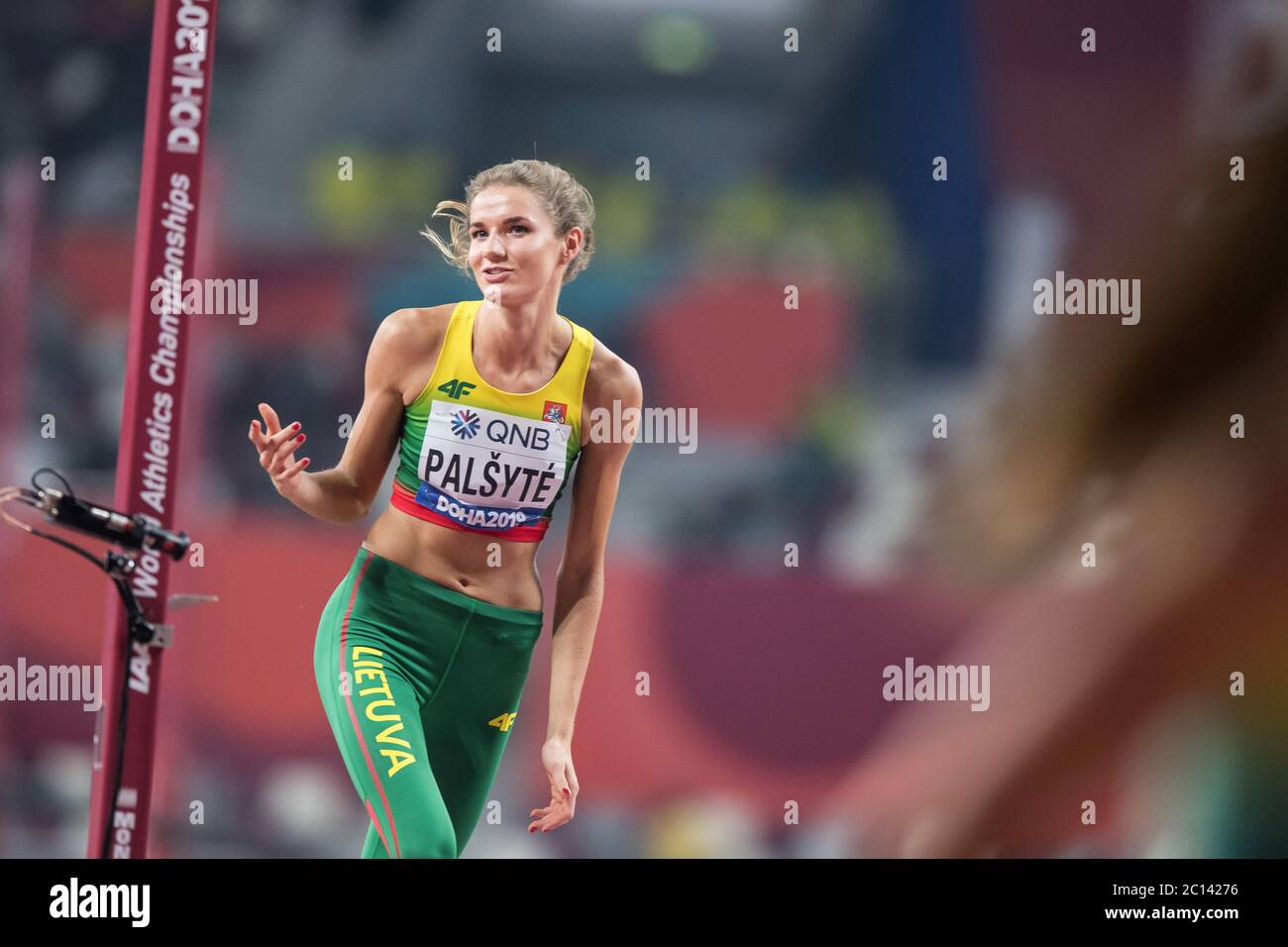 Lithuanian high jumper Airine Palsyte Stock Photo - Alamy