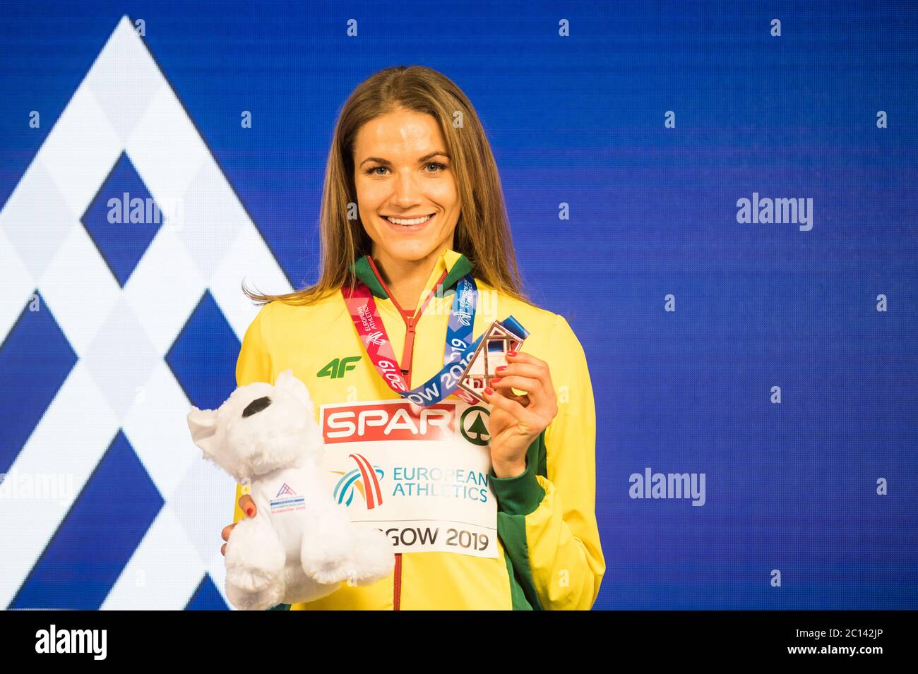 Lithuanian high jumper Airine Palsyte Stock Photo - Alamy