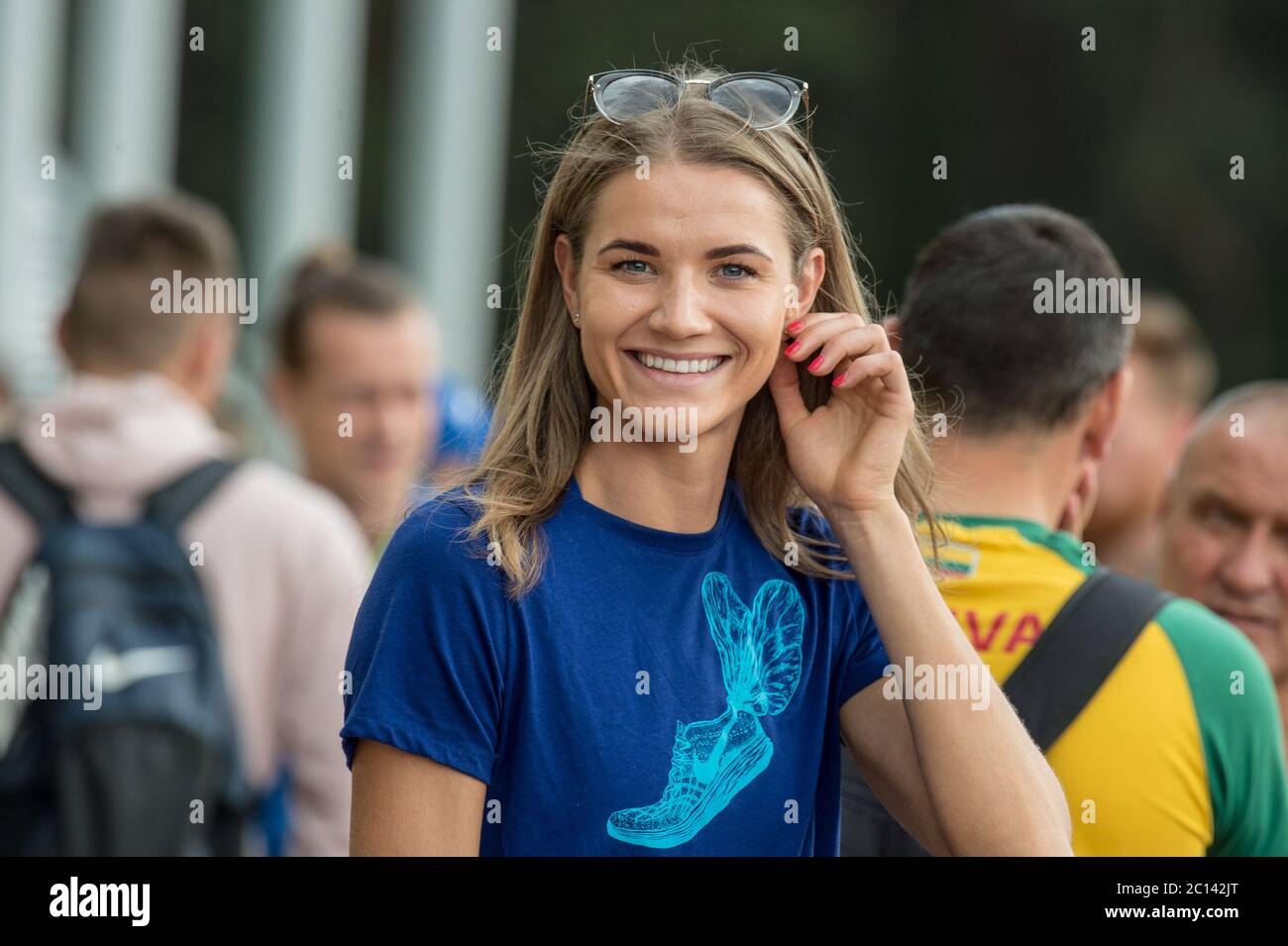Lithuanian high jumper Airine Palsyte Stock Photo - Alamy