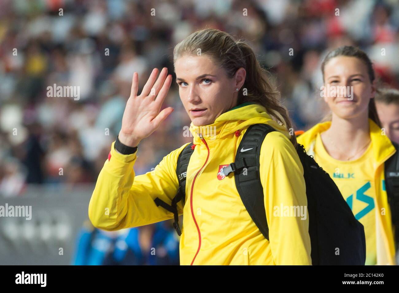 Lithuanian high jumper Airine Palsyte Stock Photo - Alamy