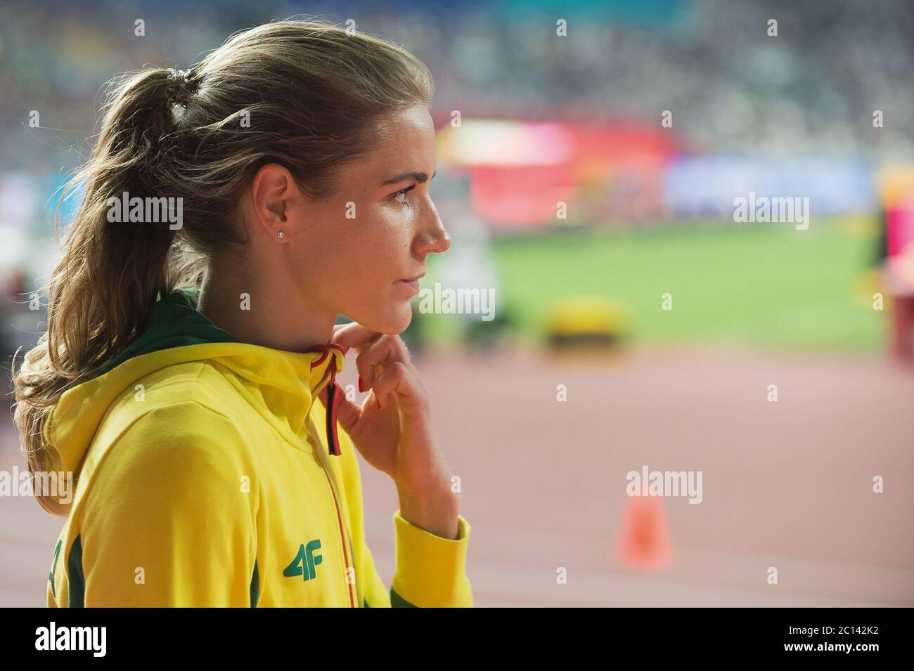 Lithuanian high jumper Airine Palsyte Stock Photo - Alamy