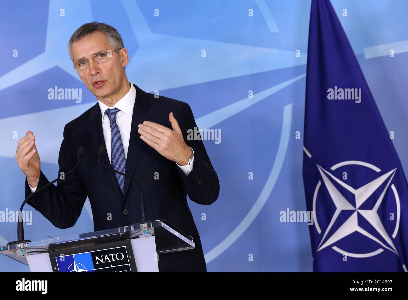 NATO Secretary General Jens Stoltenberg Stock Photo - Alamy