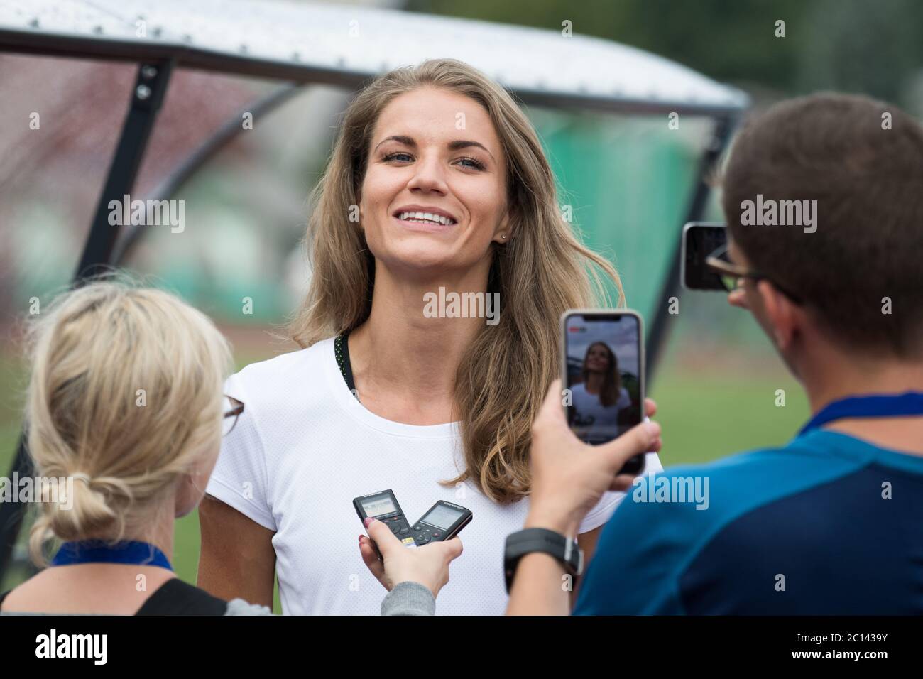 Lithuanian high jumper Airine Palsyte Stock Photo - Alamy