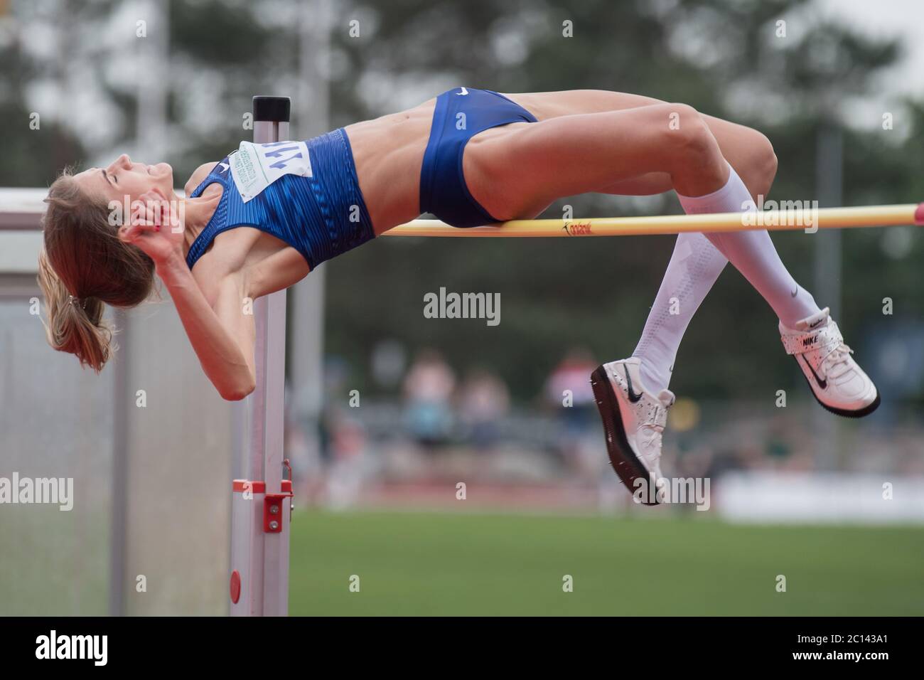 Lithuanian high jumper Airine Palsyte Stock Photo - Alamy