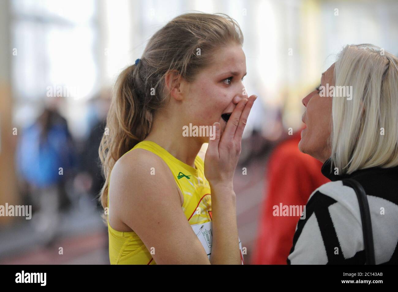Lithuanian high jumper Airine Palsyte Stock Photo - Alamy