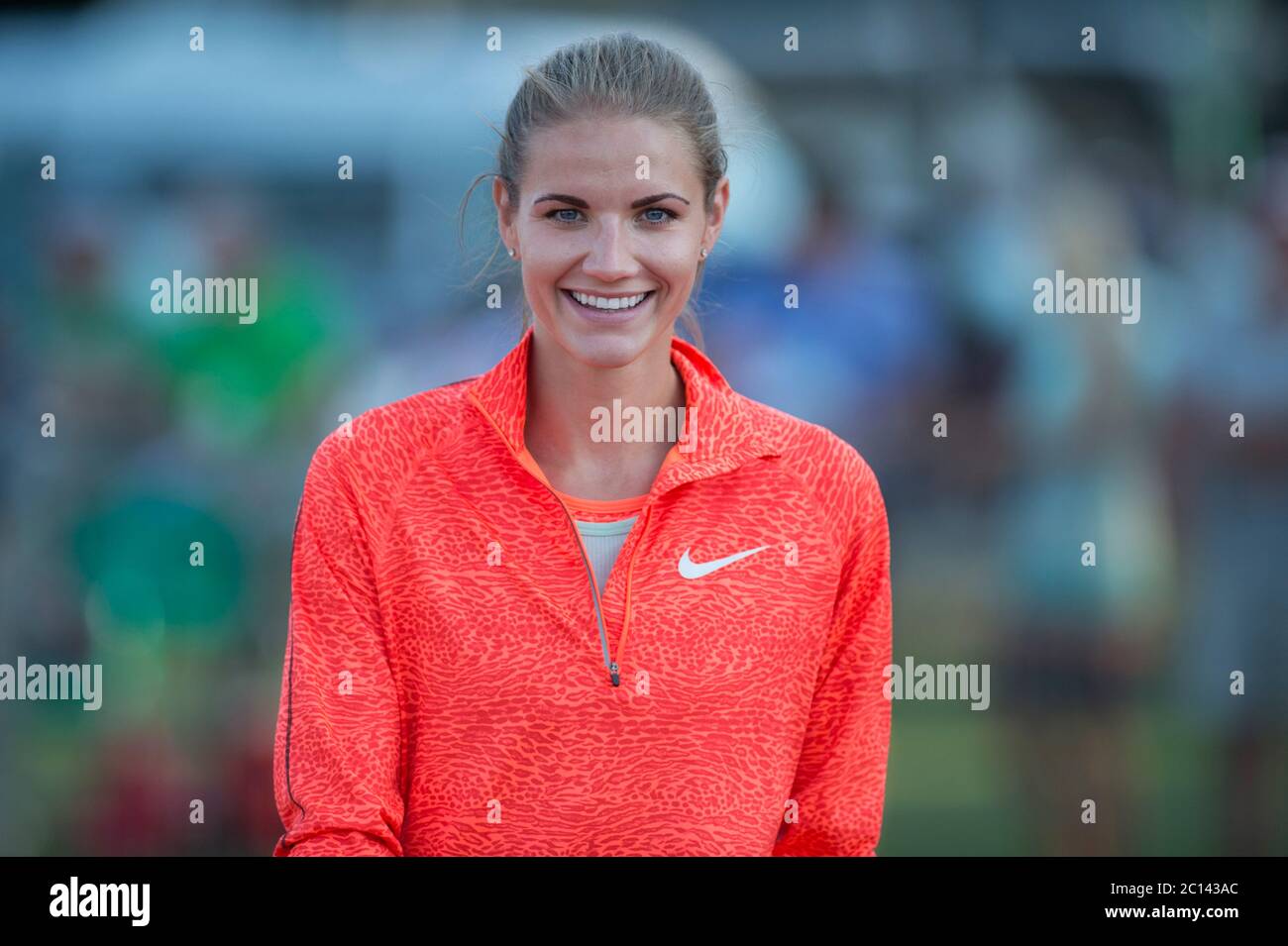 Lithuanian high jumper Airine Palsyte Stock Photo - Alamy