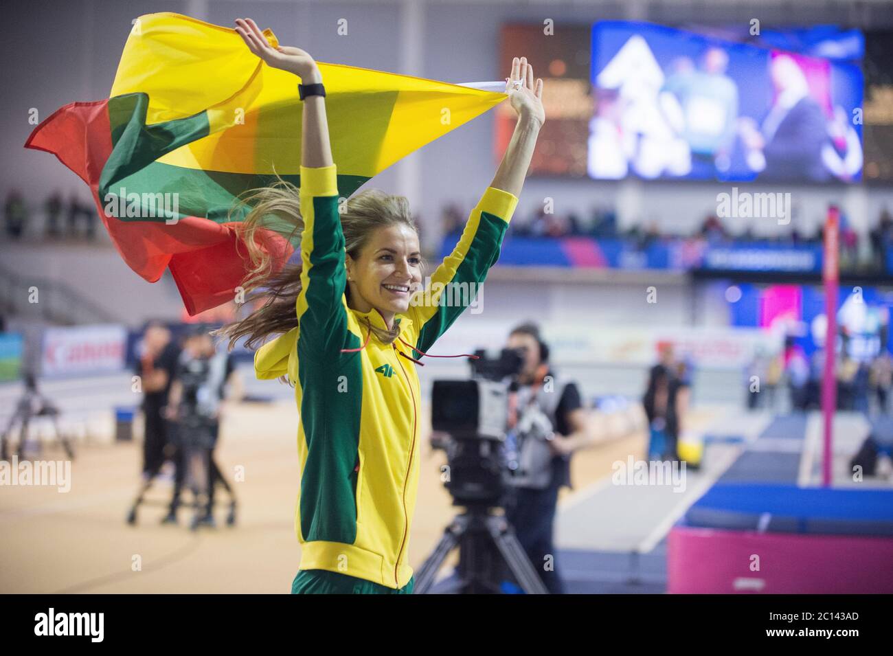 Lithuanian high jumper Airine Palsyte Stock Photo - Alamy