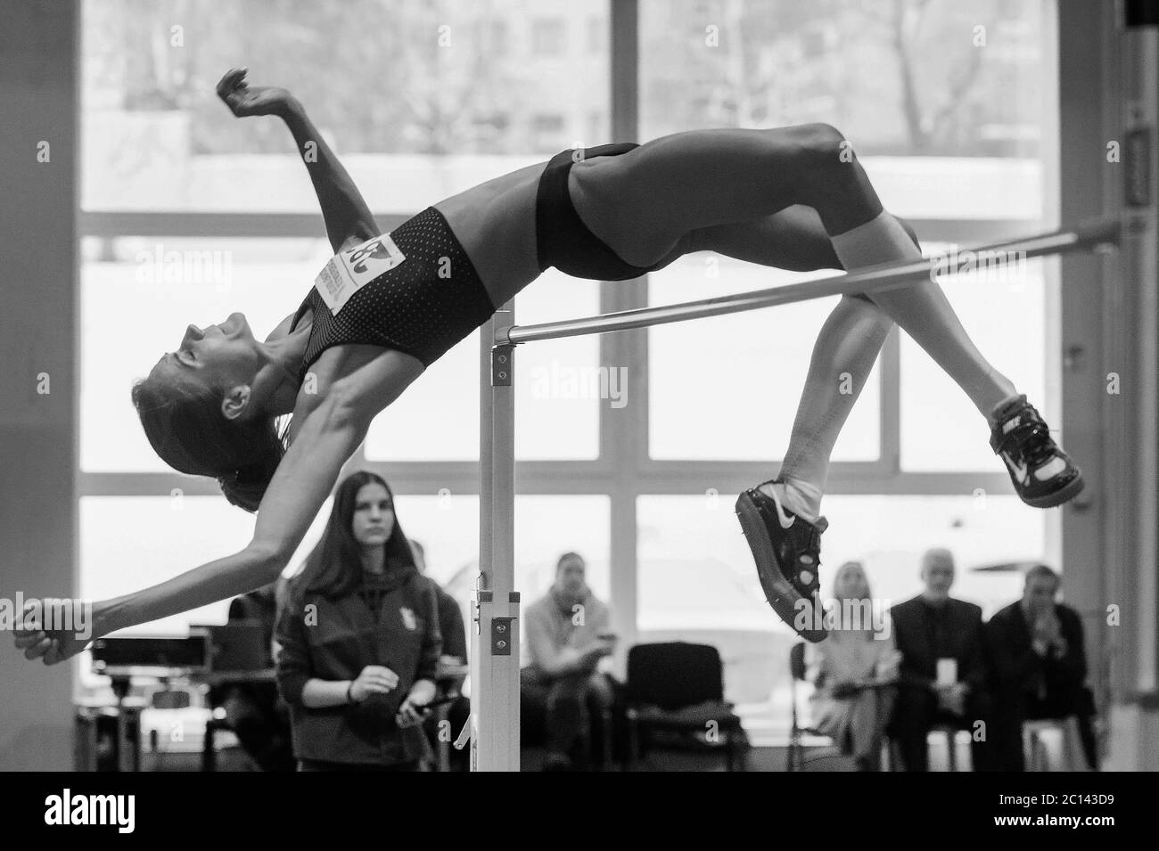Lithuanian high jumper Airine Palsyte Stock Photo