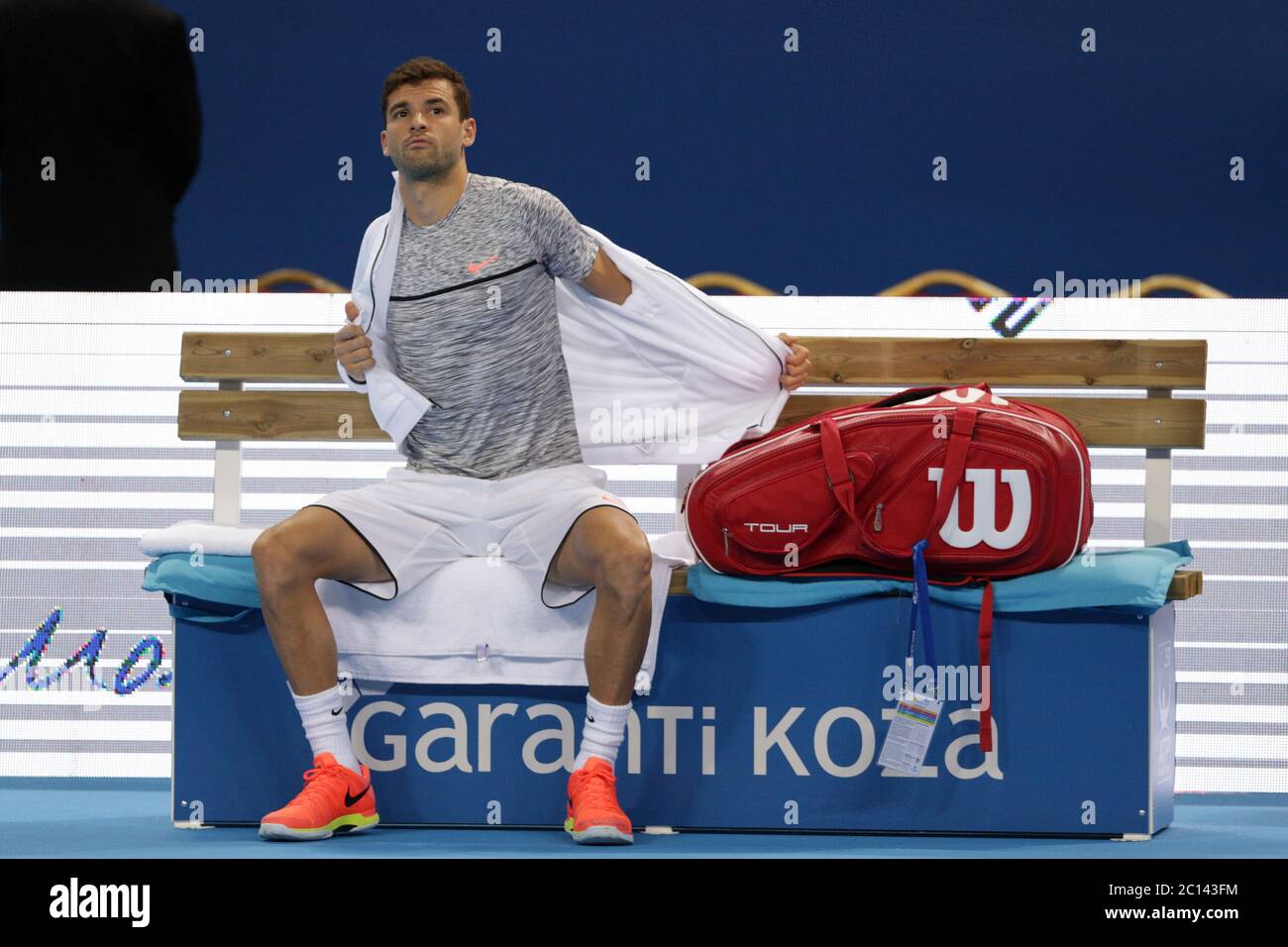 Tennis Player Grigor Dimitrov Stock Photo Alamy