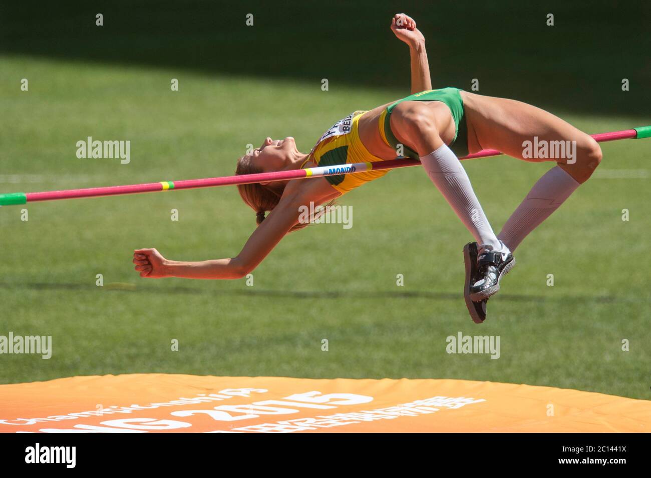 Lithuanian high jumper Airine Palsyte Stock Photo - Alamy