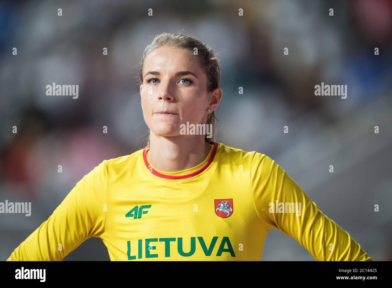 Lithuanian high jumper Airine Palsyte Stock Photo - Alamy