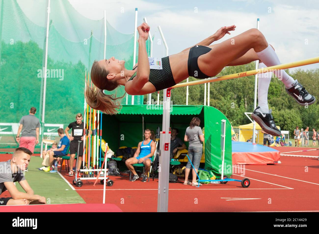 Lithuanian high jumper Airine Palsyte Stock Photo - Alamy