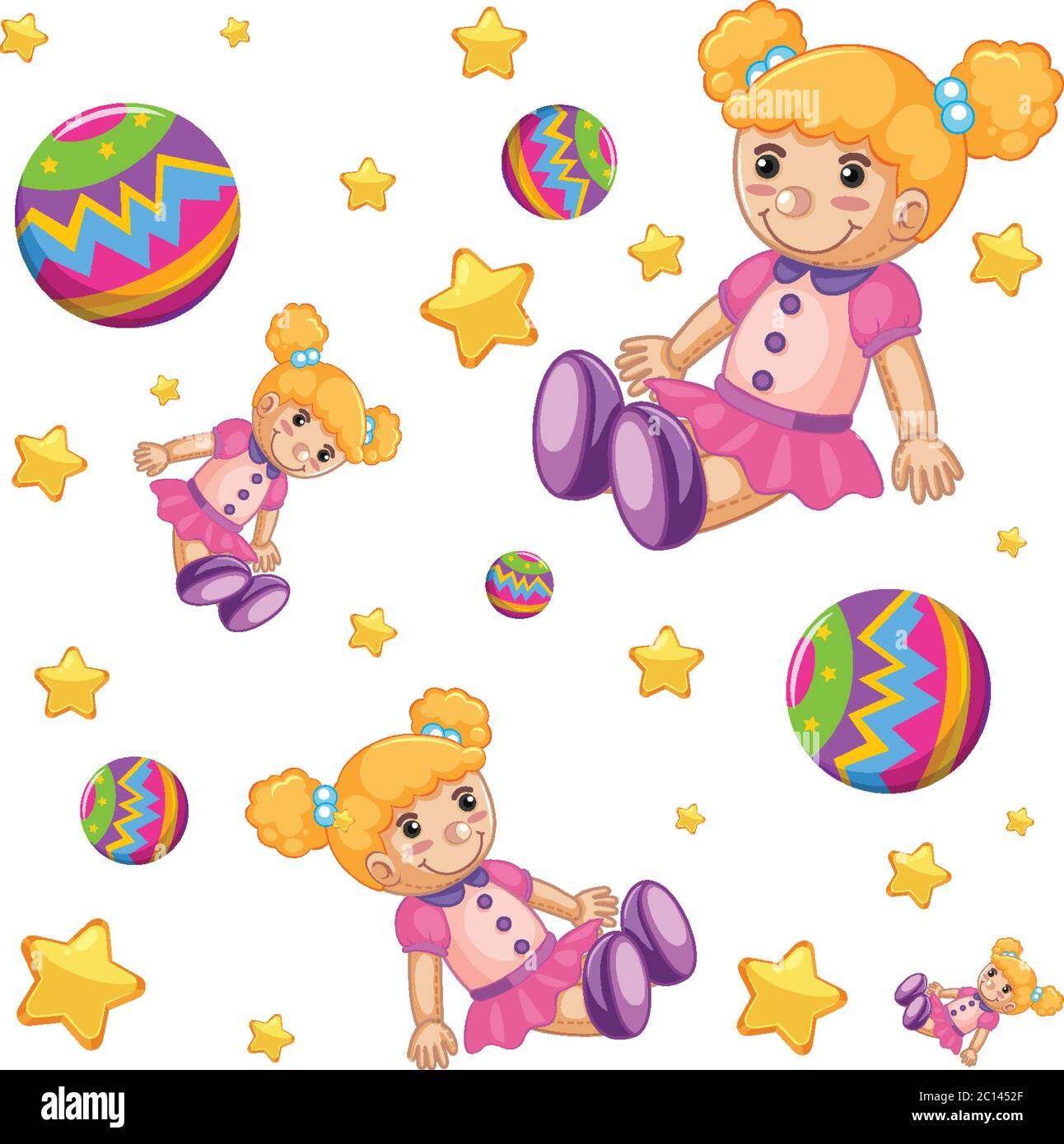 dolls and balls