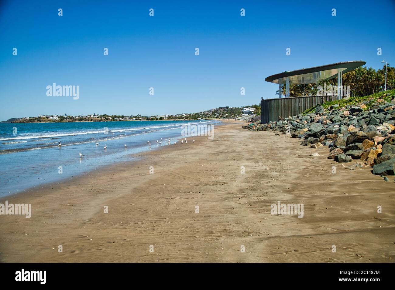 Beachfront of Yeppoon in Queensland Australia Stock Photo Alamy