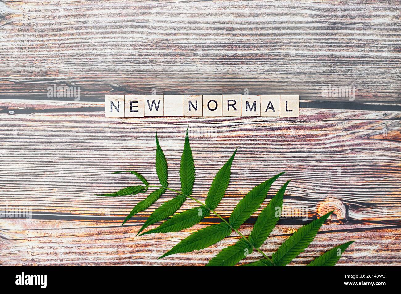 small wooden block letters