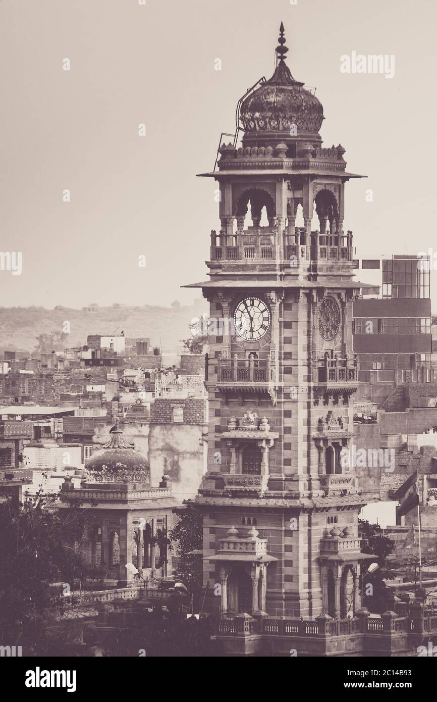 Jodhpur clock tower Stock Photo
