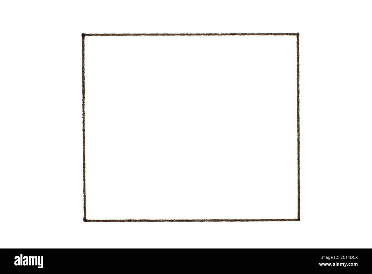 Bạn đang tìm kiếm một mẫu đường viền đen trong hình vuông trống trên nền giấy trắng thích hợp cho việc thiết kế văn bản hay bìa sách của mình? Hãy xem ngay hình ảnh liên quan đến từ khóa này. Với nền trắng đơn giản và đường viền đen sắc nét, bạn có thể tạo ra các thiết kế văn bản đẹp mắt và thu hút khách hàng.