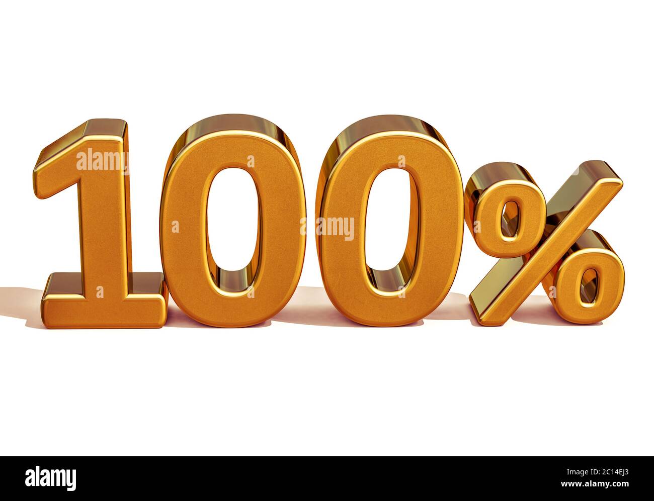 3d Gold 100 Hundred Percent Discount Sign Stock Photo - Alamy