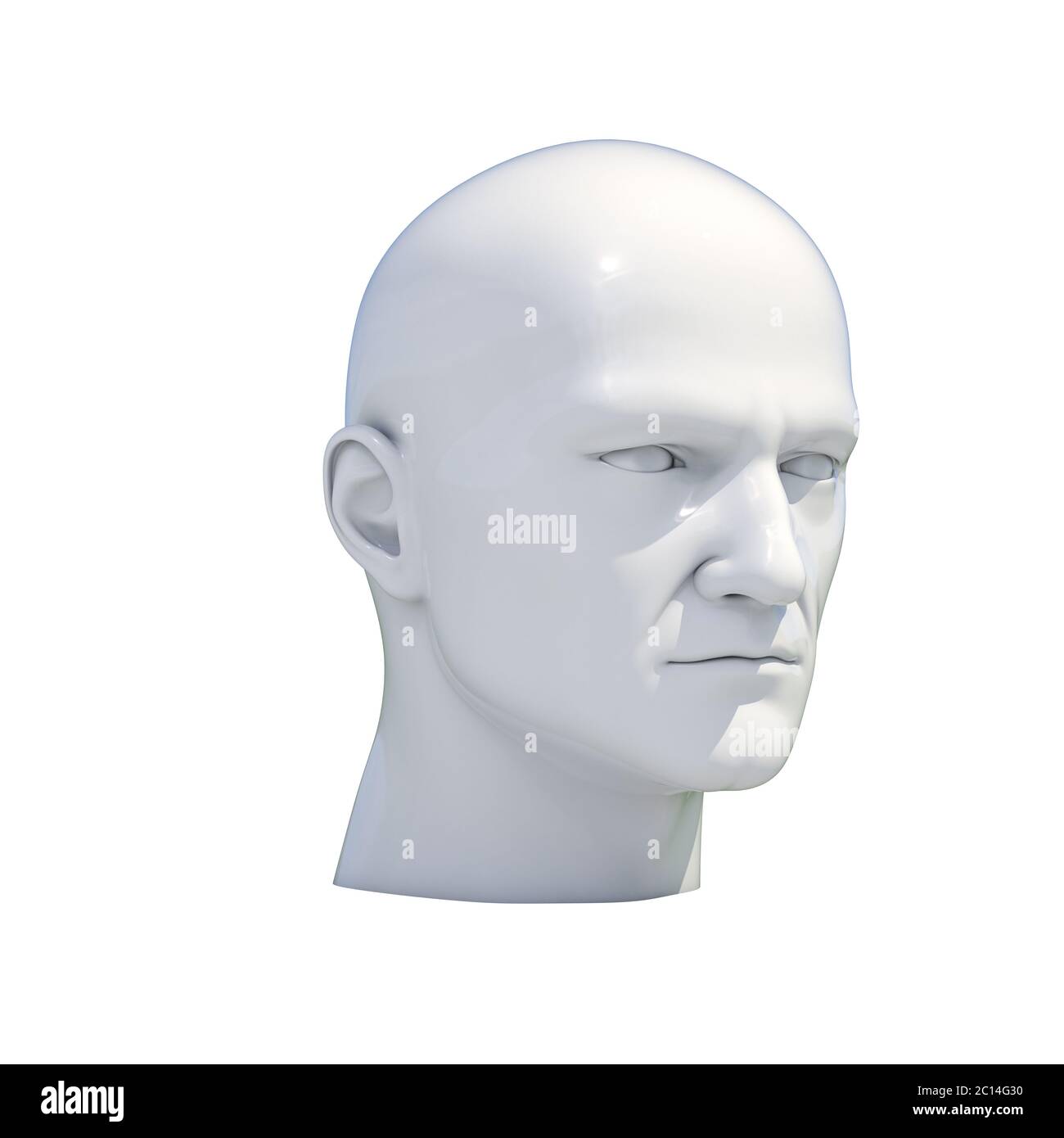 Mannequin Dummy Head Isolated Stock Photo Alamy
