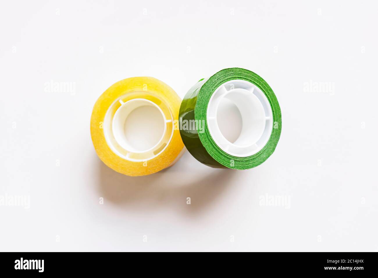 adhesive tape roll isolated in white background Stock Photo - Alamy