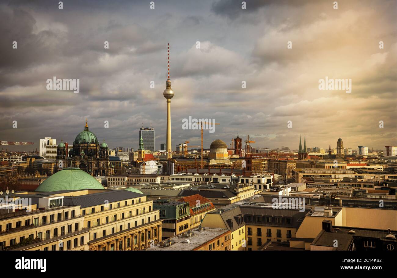 Berlin from above Stock Photo - Alamy