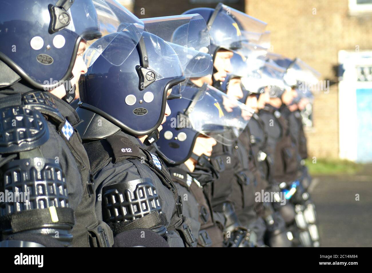 policing public protest Stock Photo