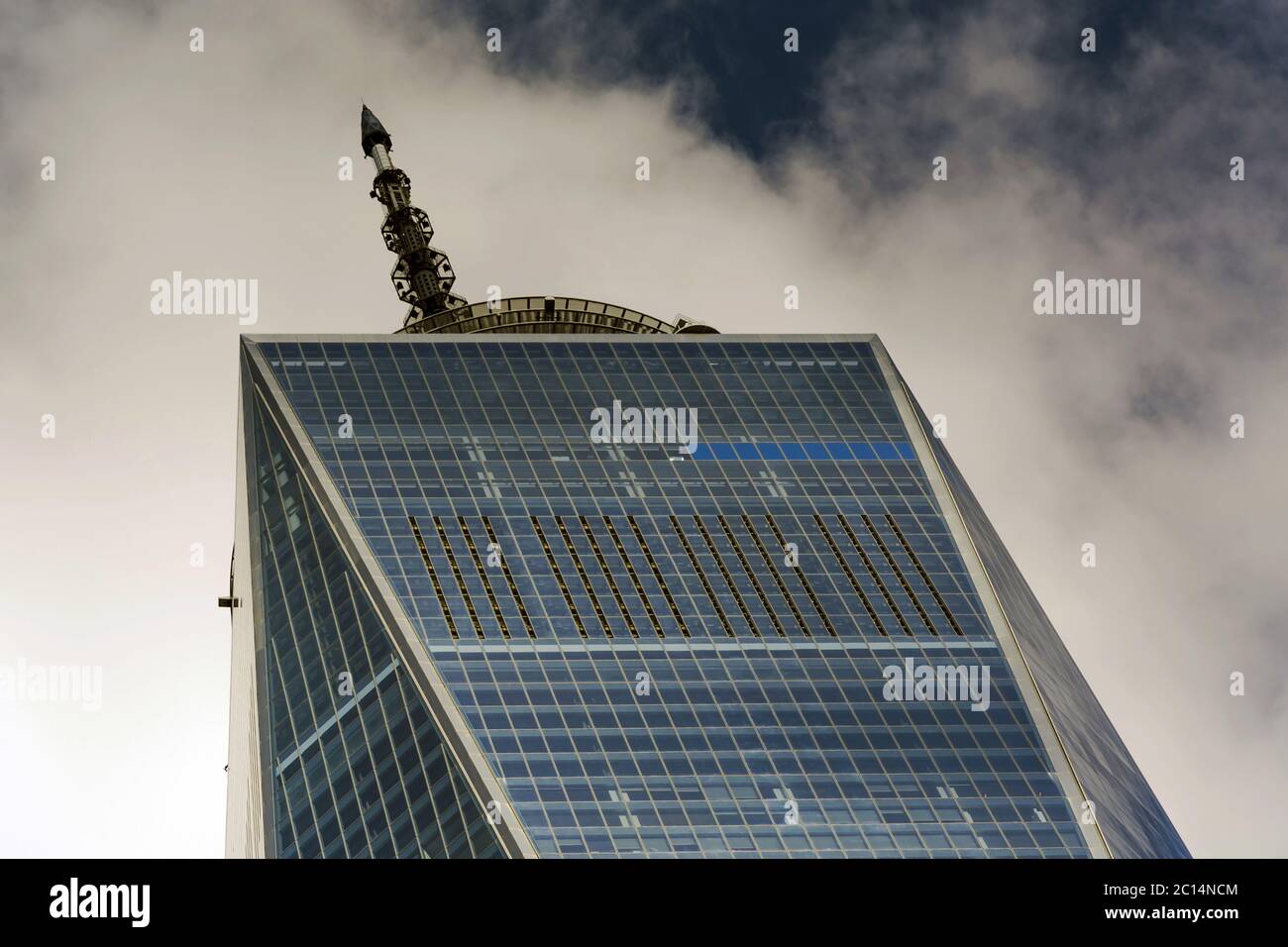 Freedom Tower at The One World Trade Center in New York Stock Photo