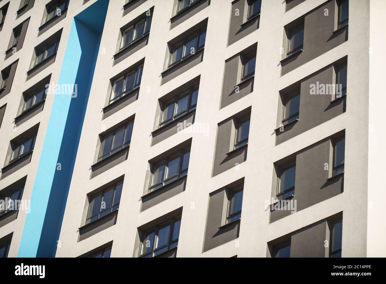 Apartment Complex with Windows Stock Photo Alamy
