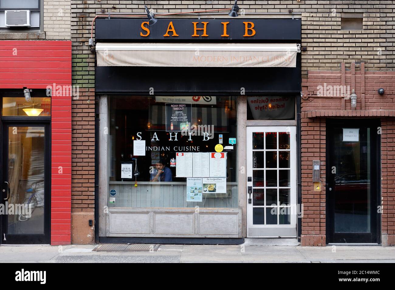 Sahib, 104 Lexington Ave, New York, NYC storefront photo of an Indian