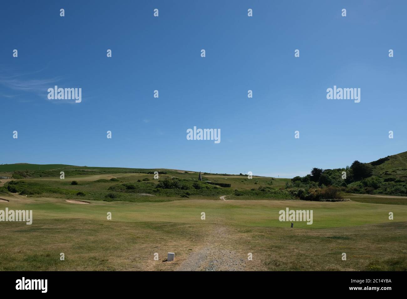 St Enodoc Golf Course at Rock Cornwall Stock Photo - Alamy