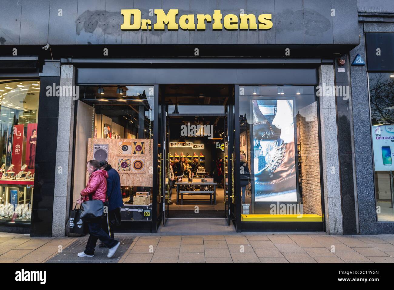 The Dr Martens Store located on Princes Street in New Town district of  Edinburgh, the capital of Scotland, part of United Kingdom Stock Photo -  Alamy