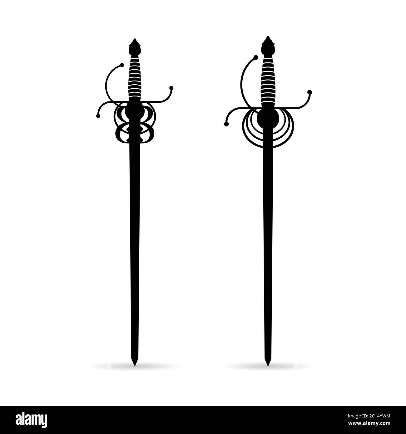 Two Swords Symbol Kendo Modern Martial Arts Stock Vector by ©prosymbols  217949336