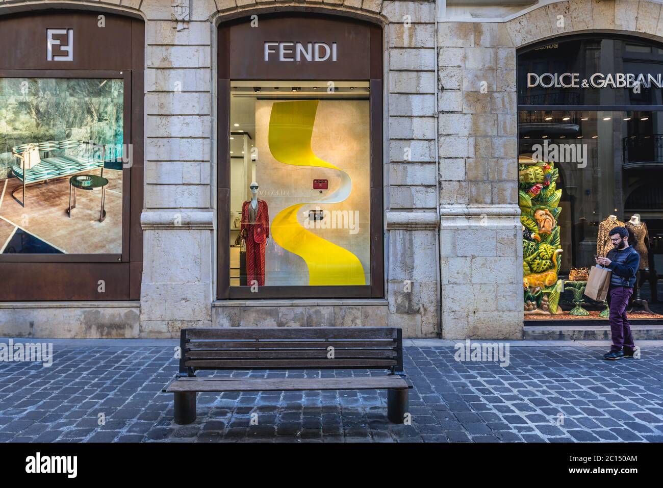 Fendi shop in Beirut Souks shopping area in downtown of Beirut, Lebanon