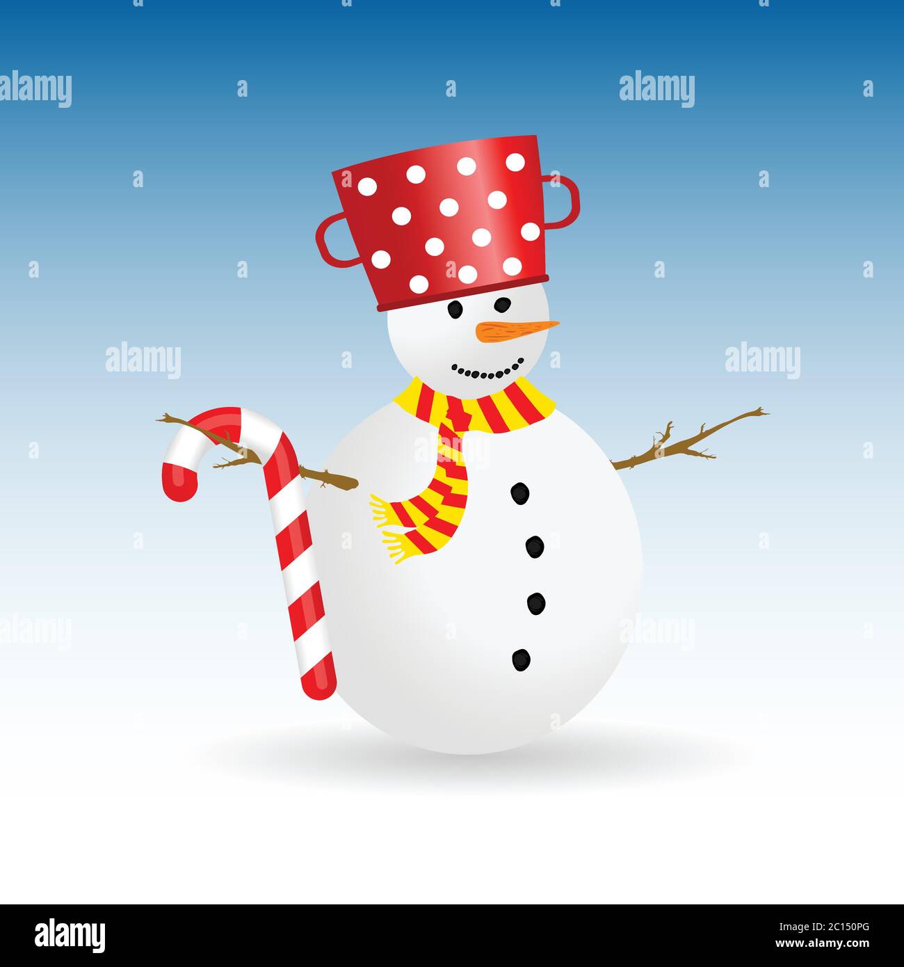 snowman cartoon illustration in colorful Stock Vector Image & Art - Alamy