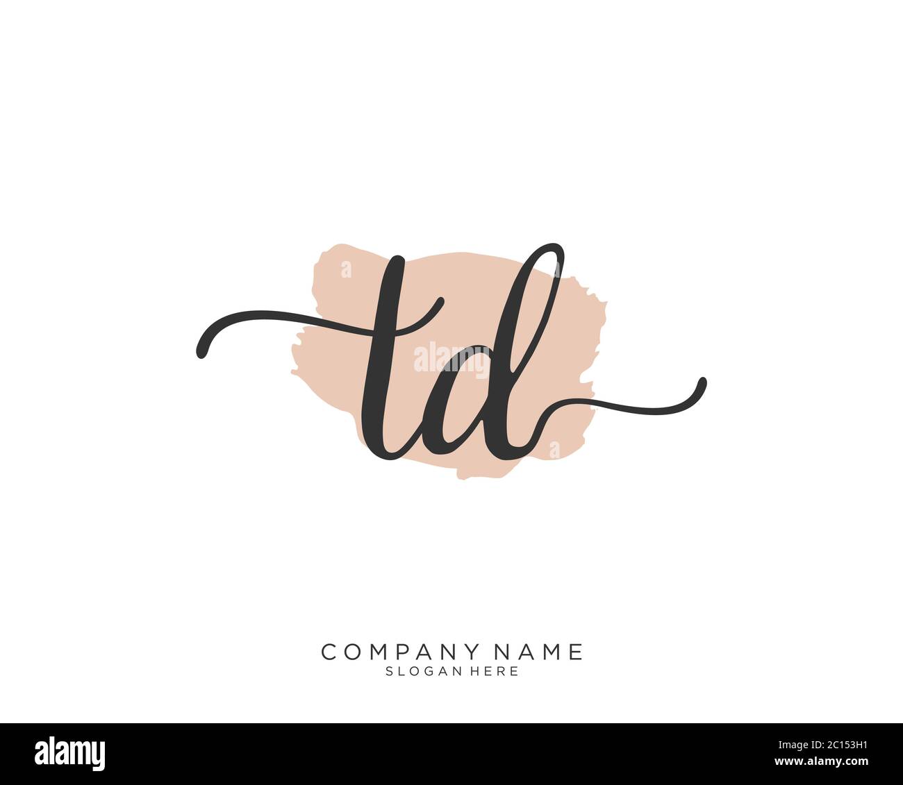 Td Lettering Initial td Stock Vector Images - Alamy