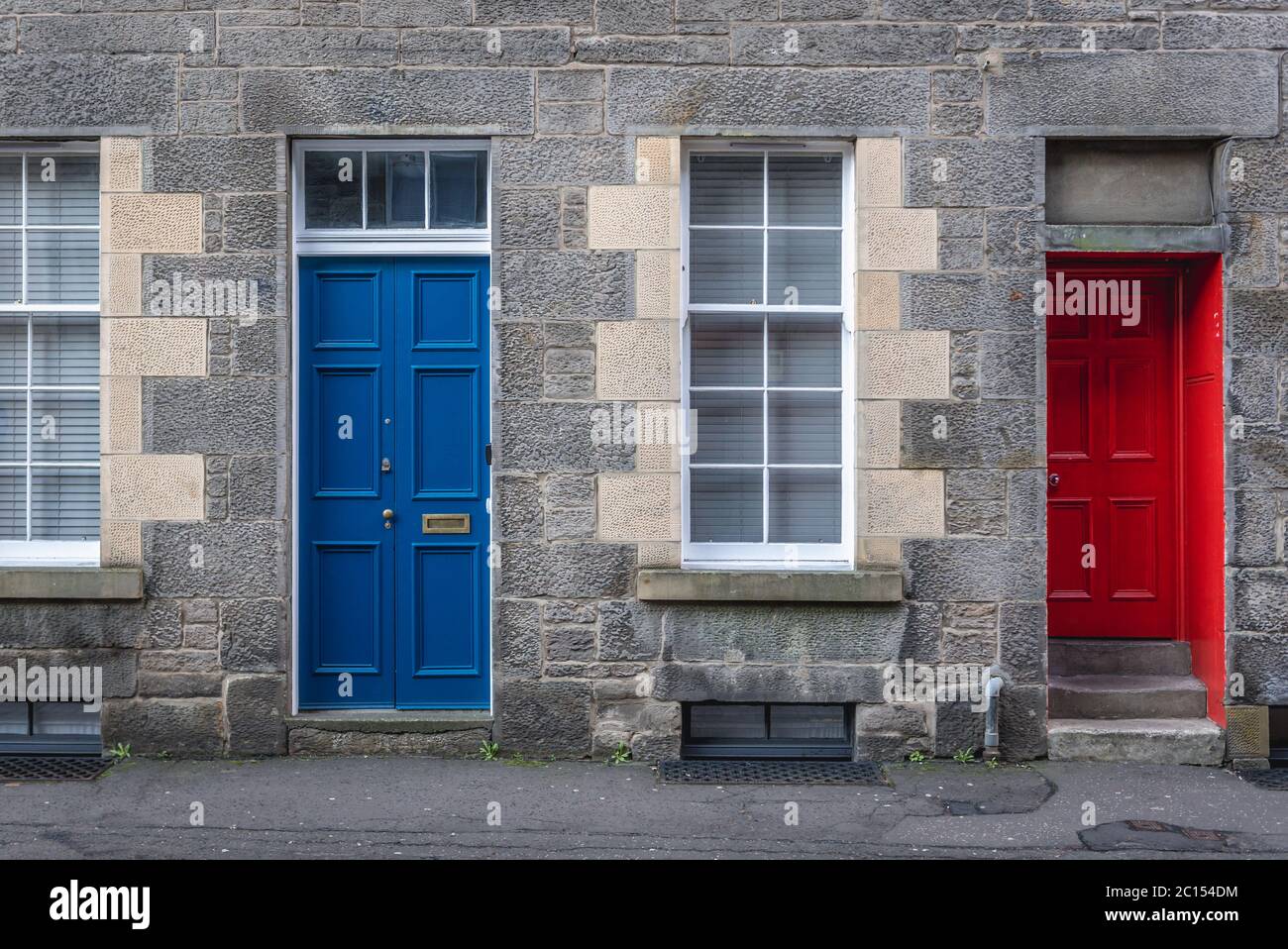 Residential building in Newington area of Edinburgh, the capital of Scotland, part of United Kingdom Stock Photo